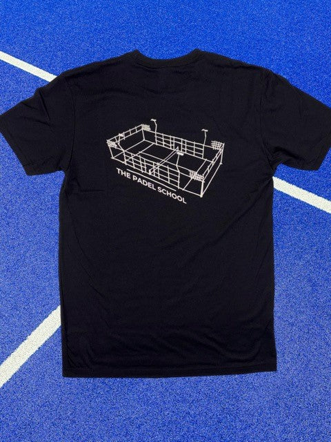 The Padel School Black T-Shirt